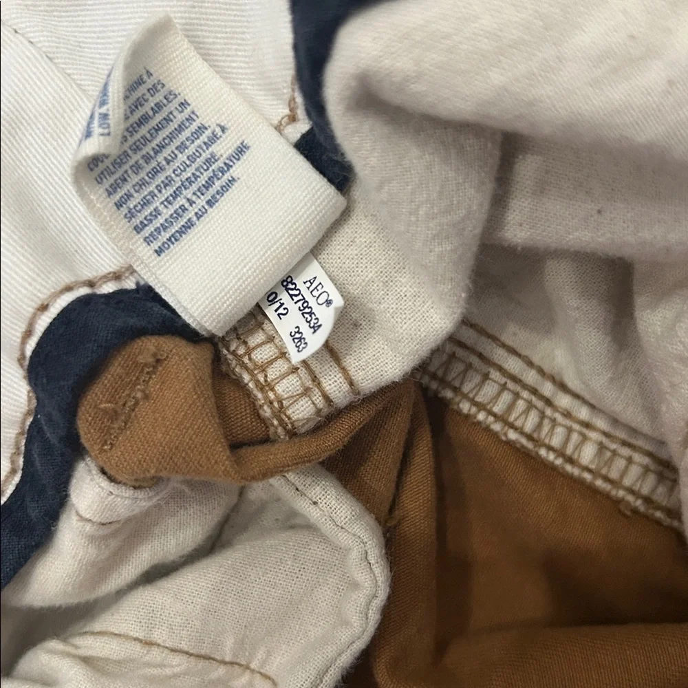 American Eagle Outfitters 34x34 Tan Chinos Original Straight Khaki Pants Y2K